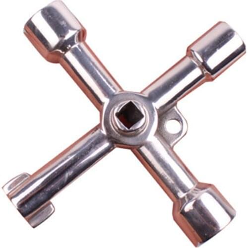 Multi-function Tool Cross Electric Control Cabinet Inside The Triangle Key Wrench Elevator Water Meter Valve Square Hole Key