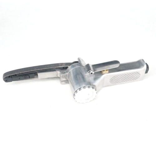 10mmx330mm Air Belt Sander 1/4" Air Inlet Pneumatic Belt Machine Mill Gray Machine Polisher Tool 16000RPM