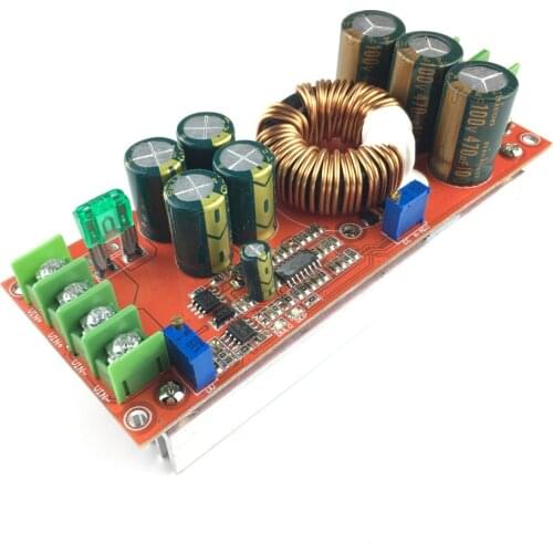 DC 20A 1200W Step-Up Boost Constant Current Module Variable Voltage Power Supply IN 8-60V Step Up Module