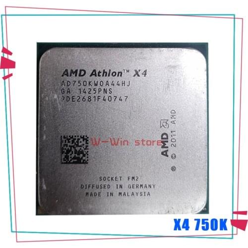 AMD Athlon X4 750 X4 750K AD750KWOA44HJ Quad-Core FM2 3.4GHz 4MB 100W CPU processor X4-750K (working 100%) Socket FM2 X4 750