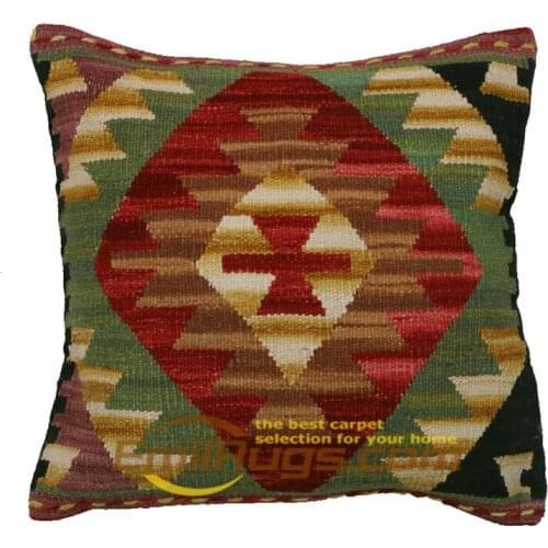 Luxury pillow covers Kilim Wool Handmade Hand Woven Wool Fancy Couch Throw Interior Decoration