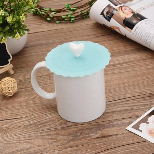 Silicone Cup Cover Water Drinking Cup Lid Antidust Bowl Cover Cup Seals Mug Cover Heat Resistant Tea Cup Lids Diameter Physical