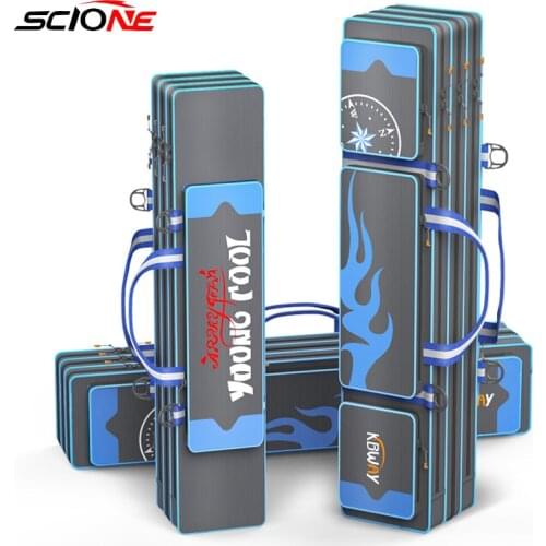 High Capacity 80-120cm Fishing Bag Multi-Purpose Nylon Material Waterproof Fishing Rod Bag Tackle XA145G