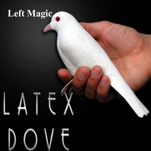 Super Latex Dove Magic Tricks Rubber Dove Vanishing/Appearing Props Stage Accessory Gimmick Illusion