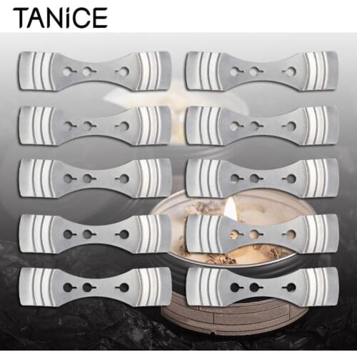 TANiCE 10Pcs Stainless Metal Wick Holder Stand DIY Candle Accessories Tool Keep Candle Wicks Handmade Supplies For Pillar Candle