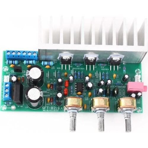 Taidacent TDA2030 TDA2050 Three channel Power Amplifier 60W Bass Speaker NE5532 2.1 HIFI Subwoofer Amplifier Board