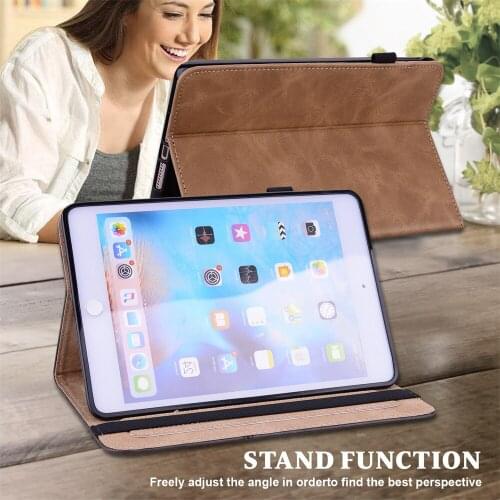 Smart Flip Wallet Case for iPad Air 4 Leather Cover for iPad mini 1 2 3 4 5 Tablet Coque for iPad 12.9 10.5 10.2 2019 Fundas