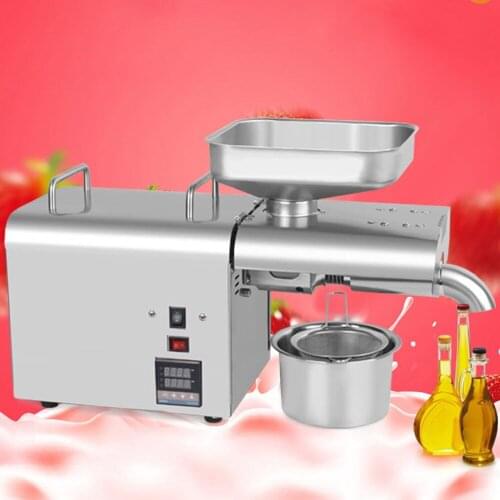 Intelligent Stainless Steel Oil Presser Electric Automatic Oil Pressing Machine Commercial Cold and Hot Oil Presser