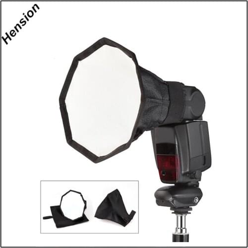 20cm/30cm Universal Collapsible Octagon Flash Diffuser Light Softbox for Canon Nikon Sony Pentax Olympus Youngnuo Speedlight