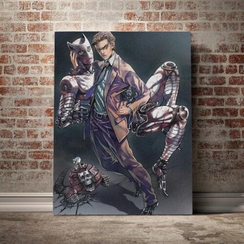 Yoshikage Kira Killer Queen anime Canvas poster Painting wall Art decor Living room Bedroom Study Home Decoration Prints