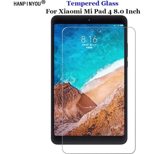 For Xiaomi Mi Pad4 Tempered Glass 9H 2.5D Premium Screen Protector Film For Xiaomi Mi Pad 4 8.0"