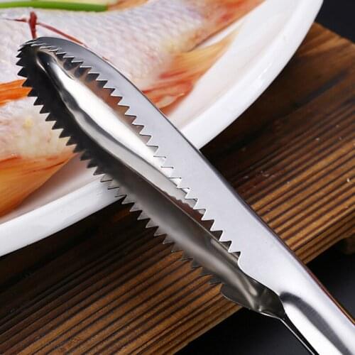 1pcs Practical Fast Cleaning Fish Scale Remover Fish Skin Scaler Scraper Cleaner