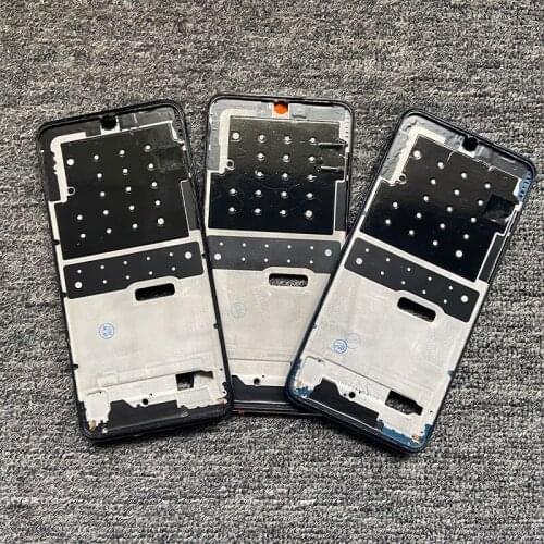 10/PCS Middle Frame For Huawei P30 Lite Front Housing Rear Bezel Plate Chassis+Power Volume Button 24MP 48MP MAR-LX1 LX2 AL01