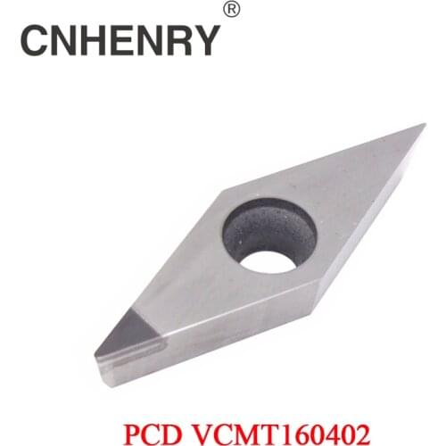 2 PCS PCD Turning Inserts VCMT 160402 CNC PCD Diamond Inserts For Lathe Tools MVJNR/ MVVNN / MVUNR