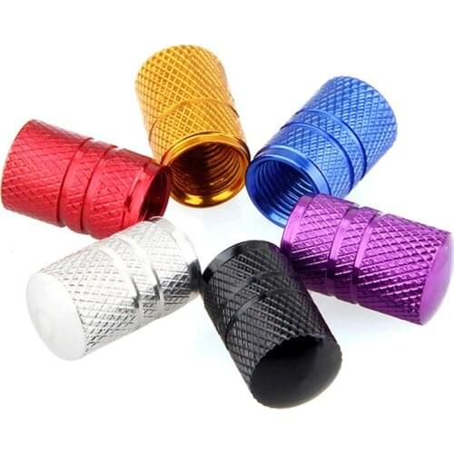 4Caps/Lot Car Wheel Tire Valve Stem Caps Aluminum Dustproof Stems Tyre Air Valves Cap Cover Universal For Abarth 595 Accessories