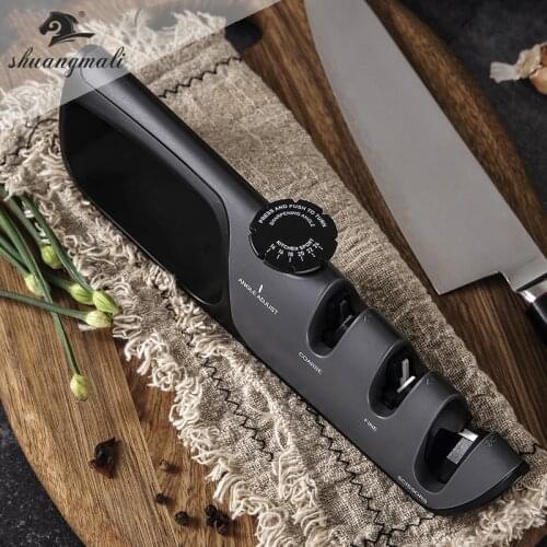 4 in 1 kitchen Knife Sharpener Professional Grinding Machine Sharpening Tool Apex blade 15 agree Adjustable Angle Grind scissors