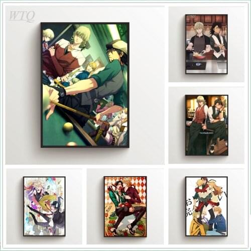 Anime Posters TIGER & BUNNY Ivan KarelinKaburagi Canvas Painting Wall Decor Wall Posters Wall Art Photos for Childrens Room