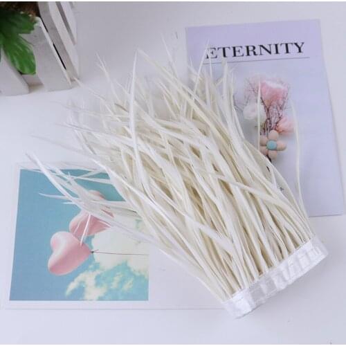 White Goose Feathers Trim Fringe Natural 15-20CM Plume For DIY Crafts Decor Carnival Party Home Clothing Decoration Accessories
