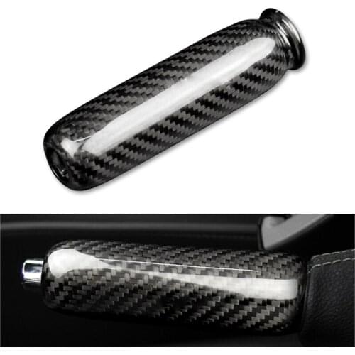 Carbon Fiber Handbrake Covers Trim For Mini Cooper R55 R56 R57 R58 R59 R50 R53 Accessories