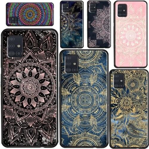Indian Pattern Mandala Case For Samsung A32 A52 A72 A12 A42 A21S A20e A02 S A10 A20 A40 A50 A70 A11 A31 A51 A71