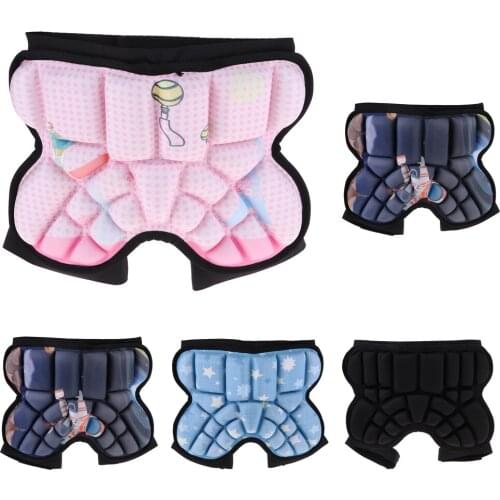 Breathable EVA Padded Short Pant Children 3D Protection Hip Protective Gear, Shock Absorption