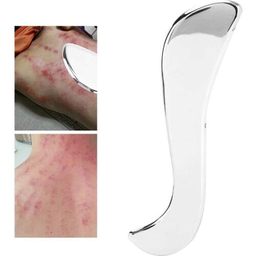 Fascia Knife Hand Body Scraping Board Stainless Steel Pain Relief Massage Scraping Gua Sha Tools Body Massage Tools