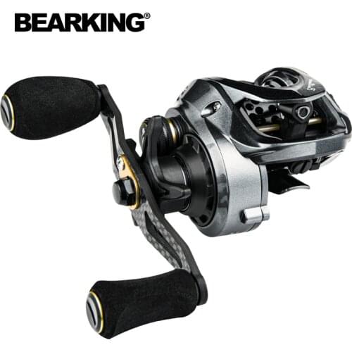 BEARKING Carbon Fishing Reel Carp Baitcast 160g Casting Carbon Body Fishing Reels High-precision Machining Pesca