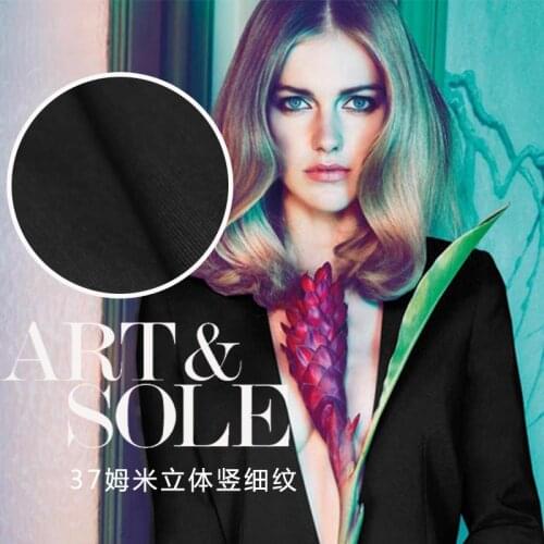 LEO&LIN Three-dimensional vertical wrinkles 1.4 meters width 37momme feel good patchwork (1 meter)