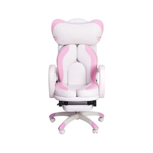Hao zun girl lovely and comfortable white e-sports chair computer chair home game live camera chair anchor chair