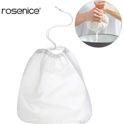 Reusable Coffee Filter Nylon Mesh Food Strainer Tea Infuser Tea Strainer Nut Milk Bag Food Grade Fine Cheese Maker Tea Filter