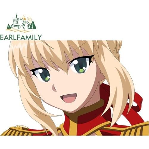 EARLFAMILY 13cm x 8.2cm for Fate Grand Order Anime Car Stickers Graffiti Trunk Motorcycle Surfboard Decals Car Assessoires Decor