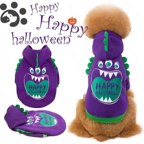 Halloween Dog Clothes Hoodie for Small Dogs Costume Winter Clothing for Dogs Puppy Pets Funny Costume French Bulldog Clothes