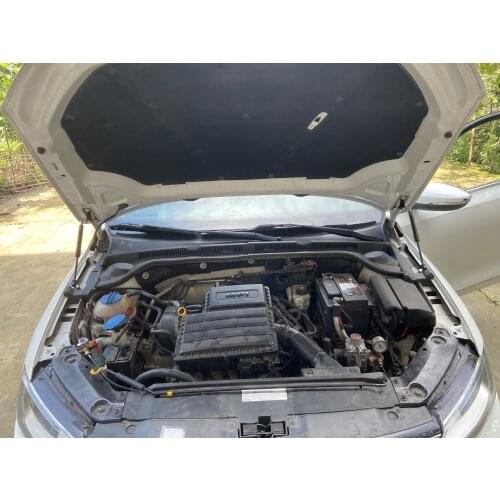 For Volkswagen Jetta VI 2011-2020 Front Bonnet Hood Modify Gas Struts Carbon Fiber Spring Damper Lift Support Absorber