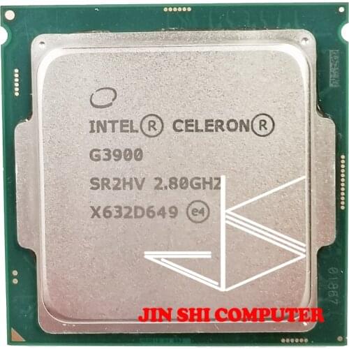 Intel Celeron G3900 2.8GHz 2M Cache Dual-Core CPU Processor SR2HV LGA1151 Tray