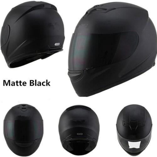 Full Face Helmet Motorcycle Helmets Racing Dot Capacete De Moto Motociclista Para Motocross Kask Casco M L Xl Xxl Matte Black CE