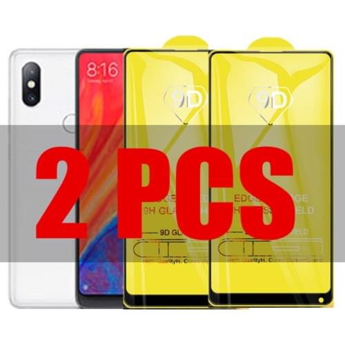 2Pcs 9D Glass for Xiaomi Mi Mix 2S Protective Glass on the for Xiomi Mi MiX 2s MiX2s MIMix2s Screen Protector Film