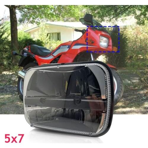 7"x5" 5X7" INCH LED Headlights Hi/Lo Beam DRL H4 Headlamp For Suzuki Katana Kawasaki GPZ 750 900