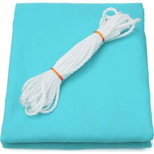 Sky Blue Shade 300D Waterproof Polyester Polyester Oxford Fabric Shade Sail Sun Outdoor Garden Rodless Tent