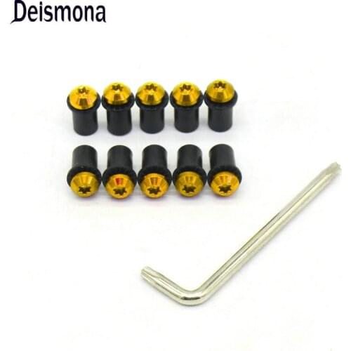 For Honda CB500X NC750X NC700X NSS250 Forza250 Goldwing1800 Silverwing 400/600 10PCS fairing windshield screw bolt kit