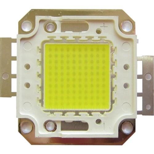 High Power 30mil 100W Warm 3000k Pure Cool White 6000k SMD LED Diode Chip Lights Lamp Bulb Part