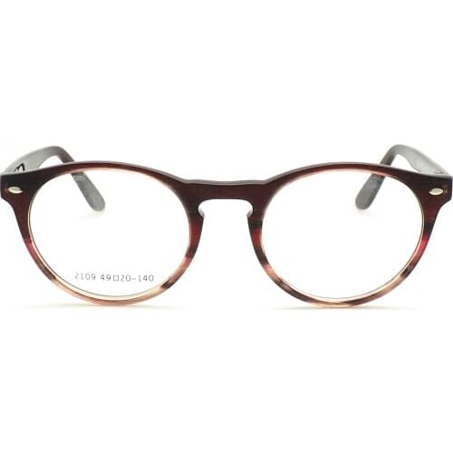 YOUTOP Unisex New Round Two Toned Retro Eyewear Optial Frames 2109