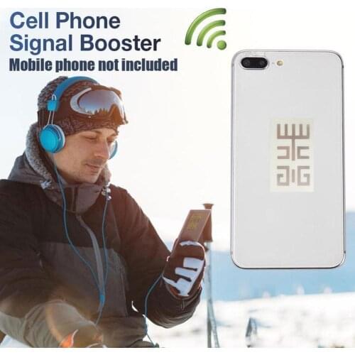 1Pcs Mobile Phone Signal Enhancement Sticker Mobile Antenna Booster Amplifier Phone Sticker 4G For Cell Signal Phone Signal Z0S2