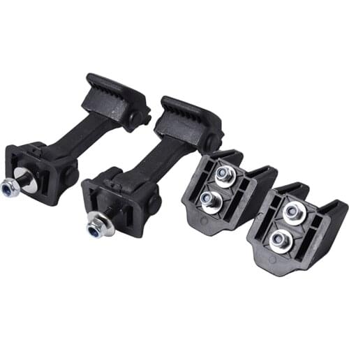 2 Pack Hood Latches Catch Release Kit Heat Resistant Locking Hood Catch Kit for for Wrangler for JK 2007-2016 Black