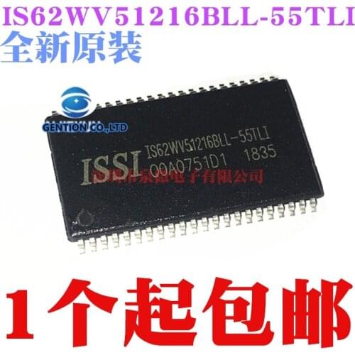 5PCS IS62WV51216BLL-55TLI TSSOP-44 memory chips in stock 100% new and original