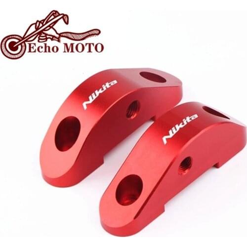 For KYMCO Xciting 250 300 300i NIKITA 200 300 NIKITA200 NIKITA300 Downtown 300 300i Motorcycle CNC Rear Mirror Hole adapter Cap