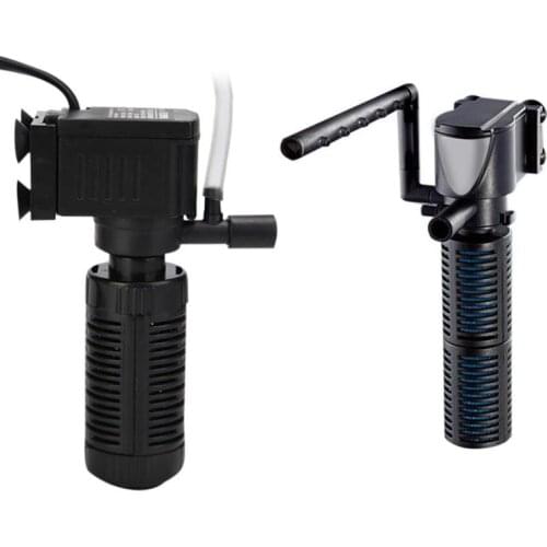 Mini Goldfish Tank Increase Oxygen Wear-resistant Axle Center Filter Aquarium Water Filtration Oxygen Pump Submersible Pump