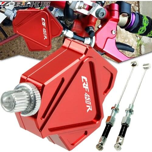 For HONDA CRF450R CRF 450R 450 CRF450 R 2002-2019 2018 2017 Motorcycle CNC Aluminum Stunt Clutch Lever Easy Pull Cable System