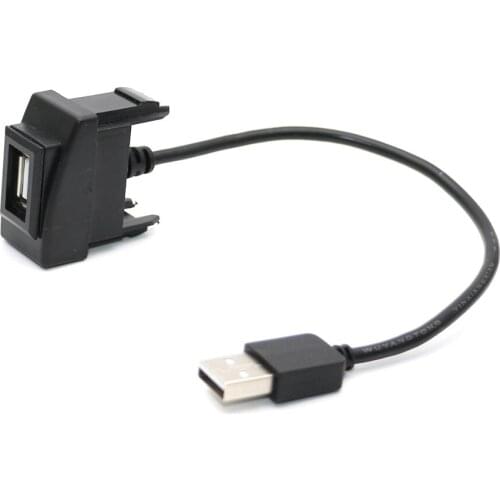 Car Data Cable Wire Line Extension Lead USB Interface Adapter Cable for Isuzu D MAX MU-7 Charge Data Transfer Socket