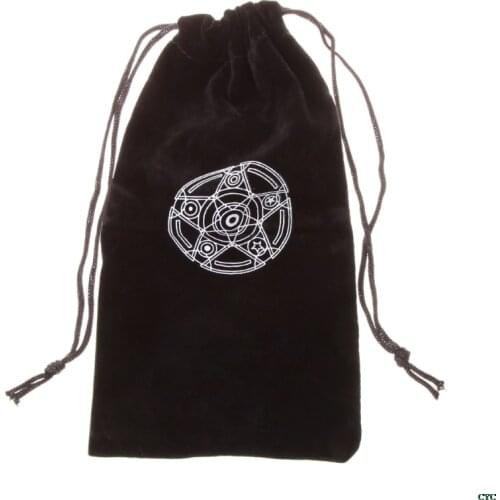 Velvet Pentagram Tarot Card Storage Bag Toy Jewelry Home Mini Drawstring Package Board Game Tarot Storage Bag