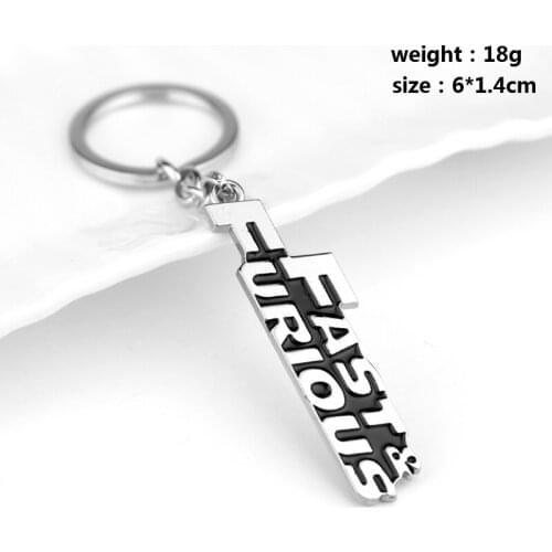 Fast & Furious Key Chain Men Women Key Rings Car Keychain Gift For Man And Woman High Quality Jewelry Movie Key Holder Souvenir